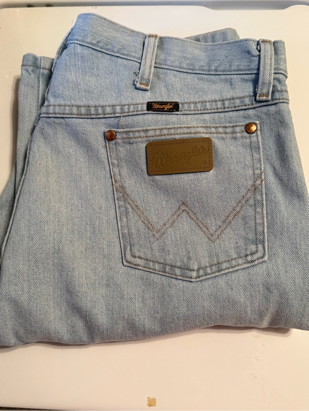 Wrangler Light Blue Men's Cowboy Bootcut Jeans